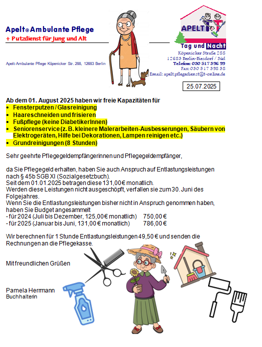 Neues Angebot: